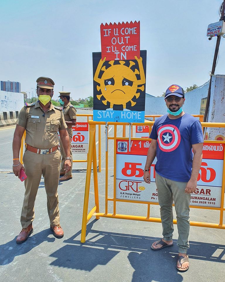 B.Gowtham chennai based artists who meade the coronavirus helmet featured in currentMood magazine - B.Gowtham chennai based artists who meade the coronavirus helmet featured in currentMood magazine -