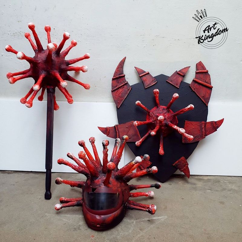 B.Gowtham chennai based artists who meade the coronavirus helmet featured in currentMood magazine -1 B.Gowtham chennai based artists who meade the coronavirus helmet featured in currentMood magazine -1
