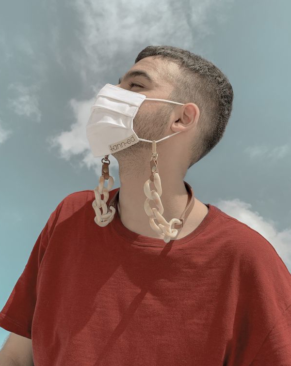 Face Mask Chains By Homegrown Label, Tanne-ed featured in online magazine currentMood