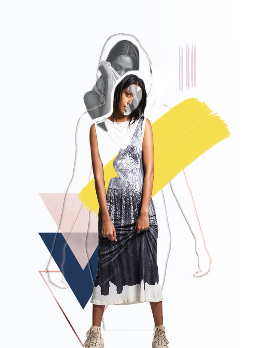 Allia al rufai cover story for currentMood, collage by Arunima Chauhan Allia Al Rufai, fashion stylist of Anushka Sharma photographed by Boa Campbell