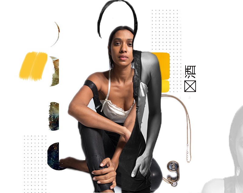 Allia al rufai cover story for currentMood, collage by Arunima Chauhan Allia Al Rufai, fashion stylist of Anushka Sharma photographed by Boa Campbell