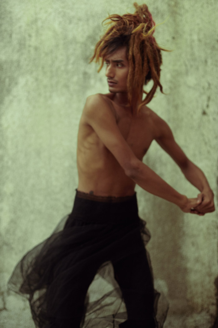 Photographer Pretika Menon's editorial features her muse, Tsu Rouge who embodies characteristics of a moth fluttering during the Mumbai monsoon. Photographer Pretika Menon's editorial features her muse, Tsu Rouge who embodies characteristics of a moth fluttering during the Mumbai monsoon.