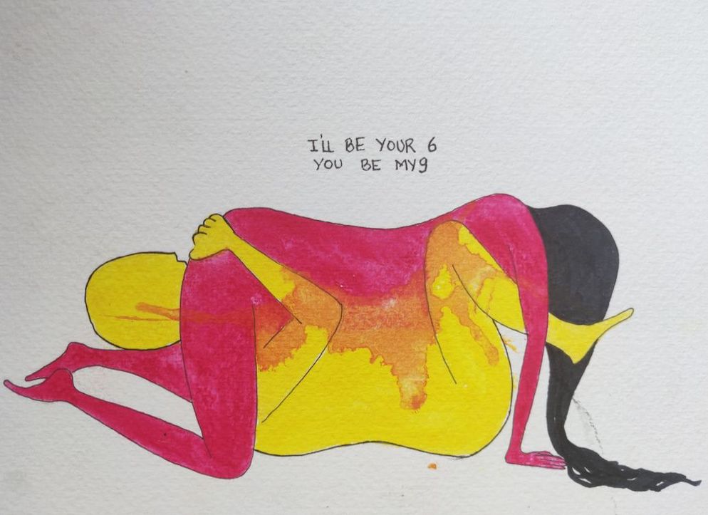 Witty and playful sketches on love, sex and intimacy by Anasuya Sengupta will have you scrolling through her Instagram feed for hours