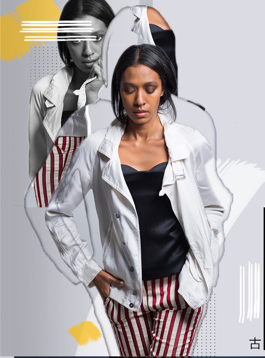 Allia al rufai cover story for currentMood, collage by Arunima Chauhan Allia Al Rufai, fashion stylist of Anushka Sharma photographed by Boa Campbell