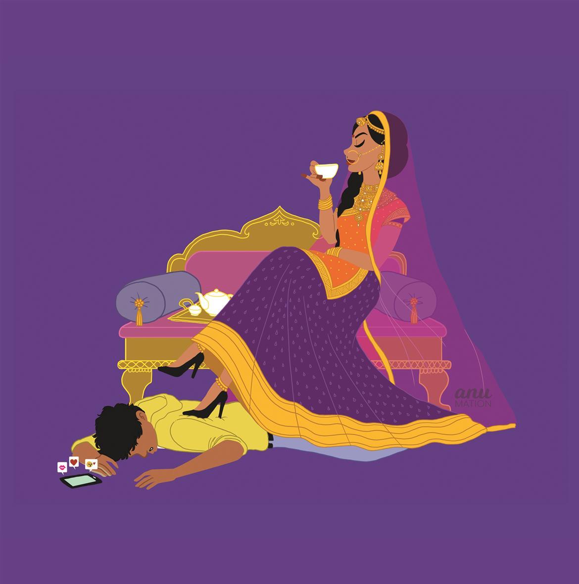 Vancouver based illustrator, Anu Chouhan’s take on the not so quintessential Indian bride