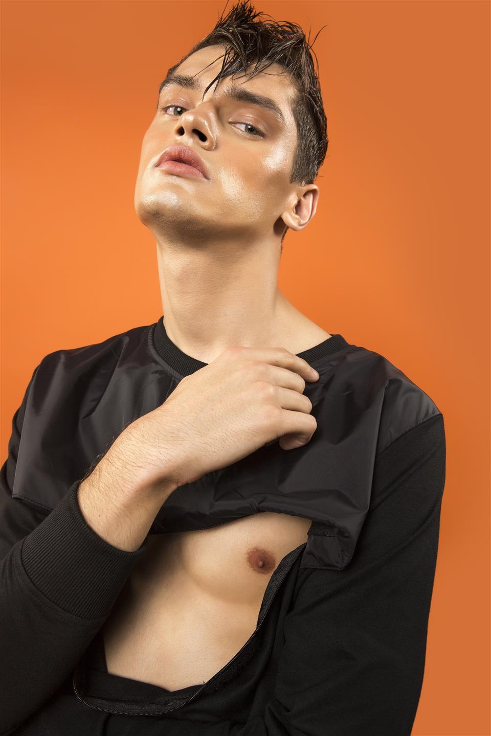 Shashank Uchil and Chitti Prathap's photography series - Orange Crush - Featuring Model Marcin Setlak