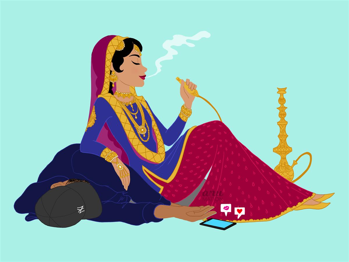Vancouver based illustrator, Anu Chouhan’s take on the not so quintessential Indian bride