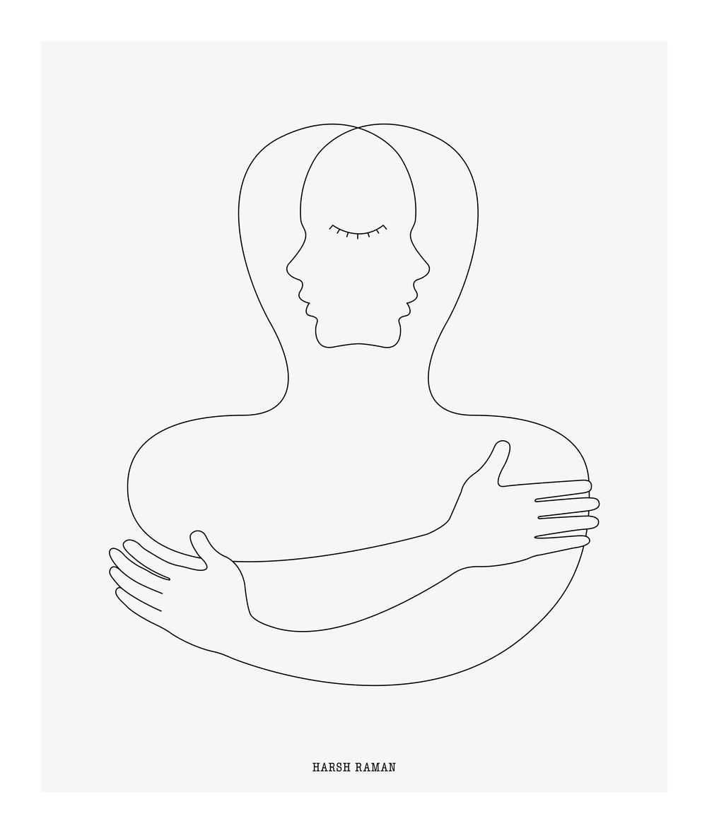 Indian illustrator Harsh Raman interprets what love means to him via his art that he created for currentMood magazine
